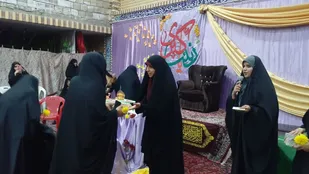 تقدیر از پرستاران مهدیشهری در جشن میلاد اسوه صبر&nbsp;+ عکس