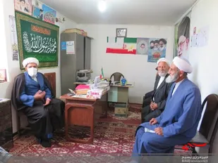 دیدار مسئول دفتر نمایندگی ولی فقیه ناحیه رازوجرگلان با آخوند استوان