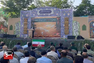 یادواره ۵۷ شهید والامقام روستای حسین آباد شاملو شهرستان ملاير برگزار شد