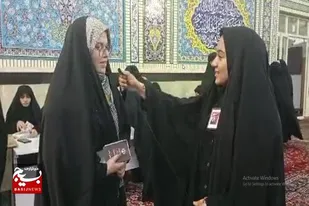 گفتگوی بسیج با اقشار مختلف شهرستان کبودراهنگ با موضوع انتخابات