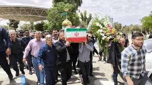 پیکر جانباز سرافراز "سید مرتضی حسینی" در ایوانکی تشییع شد +تصاویر
