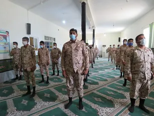 گرامی داشت روز سرباز در ناحیه جیرفت