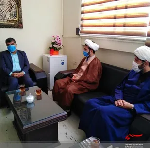 بازدید جانشین سپاه شیروان از اداره آب و فاضلاب و تجلیل از رزمندگان و جانبازان این اداره