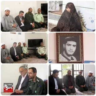 دیدار فرمانده سپاه و مسئولین شهرستان میامی با خانواده شهدا+ تصاویر