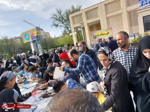 برپایی موکب هنری شهیدآوینی(رحمه الله علیه) در میدان امام حسین (علیه السلام) اصفهان