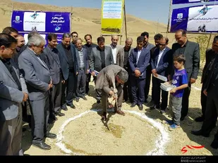 کلنگ&zwnj;زنی احداث مجتمع تصفیه خانه آب شرب گاماسیاب
