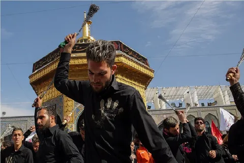 دسته های عزاداری روز شهادت امام رضا(ع)