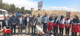 همایش زمین پاک در شاهرود؛ جمع&zwnj;آوری زباله در مسیر بسطام با شعار &laquo;انرژی پاک، مرهم زخم زمین&raquo;