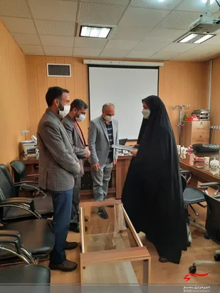 تکریم و معارفه مسئول بسیج دانشگاه فرهنگیان پردیس امام سجاد بیرجند