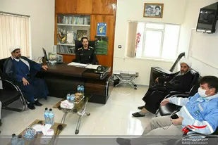 دیدار مسئولین نهاوند با فرمانده سپاه به مناسبت روز پاسدار