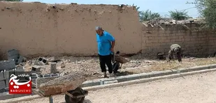 جهاد محرومیت زدایی با تعمیرات خانه نیازمند در بهبهان