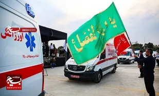 خدمت رسانی ۲۵ پایگاه فوریت&zwnj;های پزشکی در مسیر راهپیمایی اربعین حسینی در خوزستان