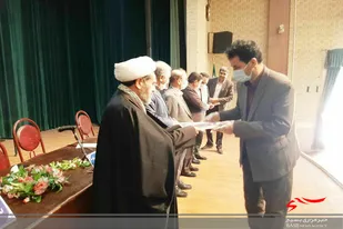 تجلیل فرمانده سپاه انصارالحسین (ع) از ۵ مدیر نمونه نهاوند