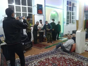 تکریم و معارفه فرمانده پایگاه بسیج امام سجاد (ع) محله راه آهن شاهرود