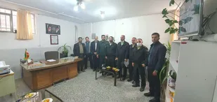دیدار مسئولین کلانتری12 نیروی انتظامی با بسیجیان حوزه بسیج امام حسین(ع) نجف آباد