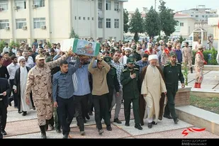 وداع با ابراهیم مدافعان حرم در سپاه کربلا مازندران