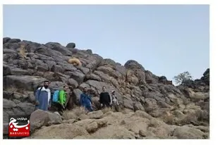 برگزاری برنامه ورزشی کوهنوردی در هفته بسیج