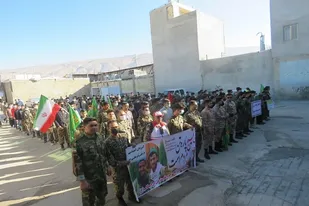 اجتماع بزرگ بسیجیان شهرستان فیروزآباد برگزار شد