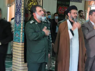 برگزاری مراسم سوگواری سرور و سالار شهیدان در سپاه شازند