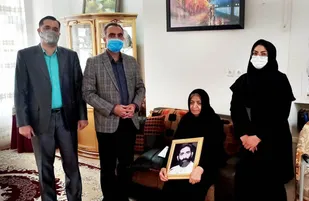دیدار و تجلیل از خانواده شهید مخابرات استان سمنان، شهید جمشید تیموری در شاهرود