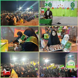برگزاری پویش یا نبی الله محمد (ص) درهندیجان به مناسبت هفته وحدت