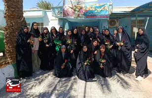 بازدید دانشجویان دانشگاه زابل از سرای سالمندان، شهید خدری