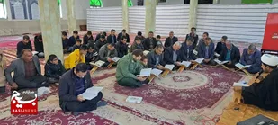 برپایی محفل قرآنی در بخش منج