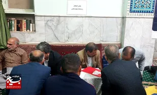 برپایی میزخدمت با همکاری و میزبانی ناحیه مقاومت بسیج ابوذر مشهد + عکس