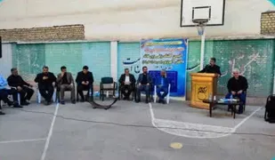 آئین کلنگ زنی زورخانه دانش آموزی در پیشوا