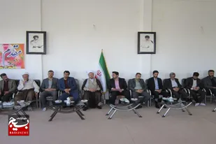 دیدار جمعی از کارکنان دادگستری کبودراهنگ با امام جمعه شهرستان