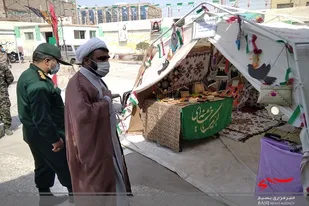 برپایی نمایشگاه دفاع مقدس در ایرانشهر
