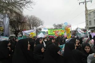 راهپیمایی باشکوه 22 بهمن و روز میثاق دوباره با انقلاب در نهاوند