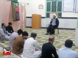 مراسم شب تاسوعای حسینی در مسجد جامع امام حسین (ع) قصر قند برگزار شد