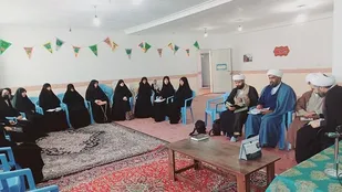 جلسه هم اندیشی با موضوع دوره اندیشه اسلامی ویژه ماه مبارک رمضان  درقشم برگزارشد