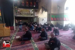 قرائت زیارت پیامبر (ص) از راه دور در مسجد جامع تویسرکان