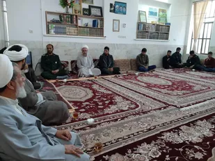 دیدار فرمانده سپاه ناحیه خاتم با امام جمعه مروست