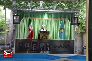 برگزاری مراسم بزرگداشت شهدای خدمت در کمالشهر کرج به روایت تصویر