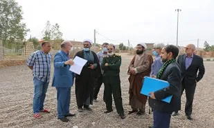 بازدید مدیرکل حفظ آثار دفاع مقدس قم از روستای &laquo;کاج&raquo;
