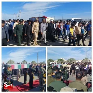 شهرستان بندرسیریک میزبان شهید گمنام