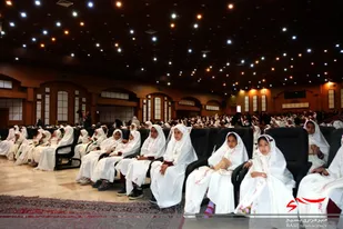 برگزاری جشن تکلیف ۱۲۰۰ دانش آموزان دختر شاهرود+ تصاویر