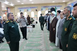 تکریم و معارفه فرمانده سپاه شهرستان دیّر