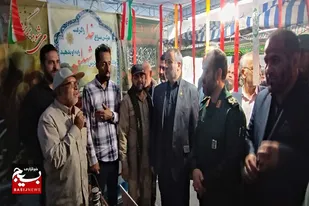 بازدید فرمانده سپاه استان سمنان از غرفه های اجلاسیه شهدای میامی
