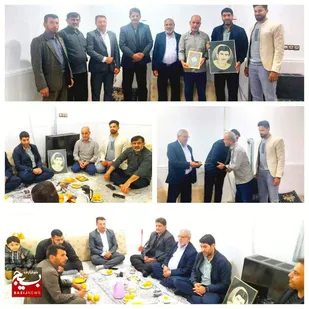 دیدار با خانواده شهید سید حیدر موسوی در شوش