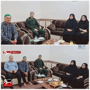 دیدار و تجلیل از جانباز ۲۵ درصدی هندیجان