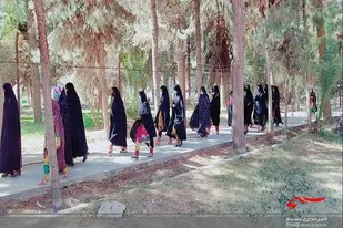 برگزاری همایش پیاده روی بانوان بسیجی خاش