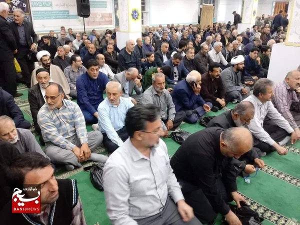 مراسم شهید حق بین