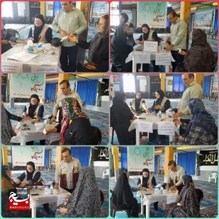 برپایی ایستگاه سلامت در پسنده سفلی عباس آباد