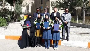 تجلیل از دانش آموزان برگزیده جشنواره نوجوان خوارزمی در شاهرود