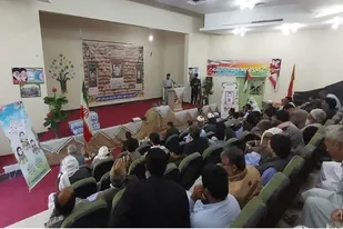 نخستین یادواره شهید اصناف و بازاریان شهرستان خاش برگزار شد