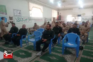 مراسم تکریم سربازان ناحیه تویسرکان برگزار شد